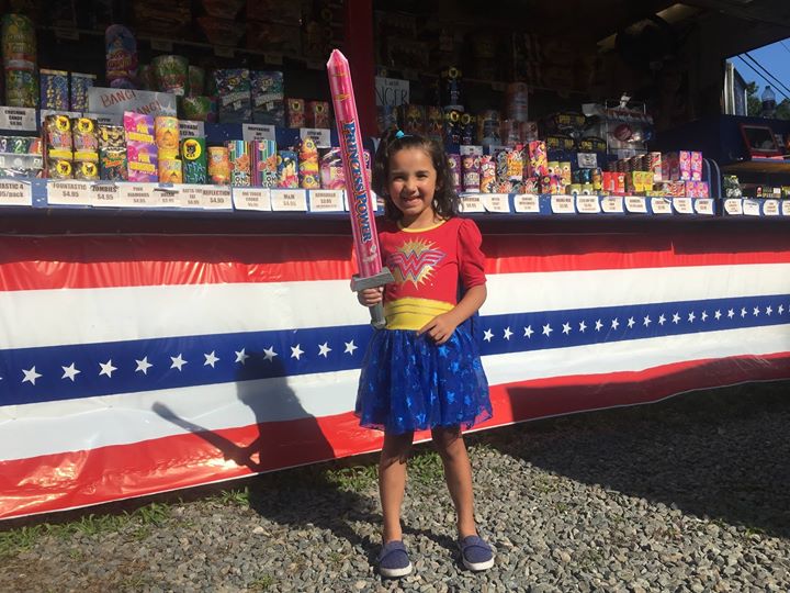 girl in superhero costume